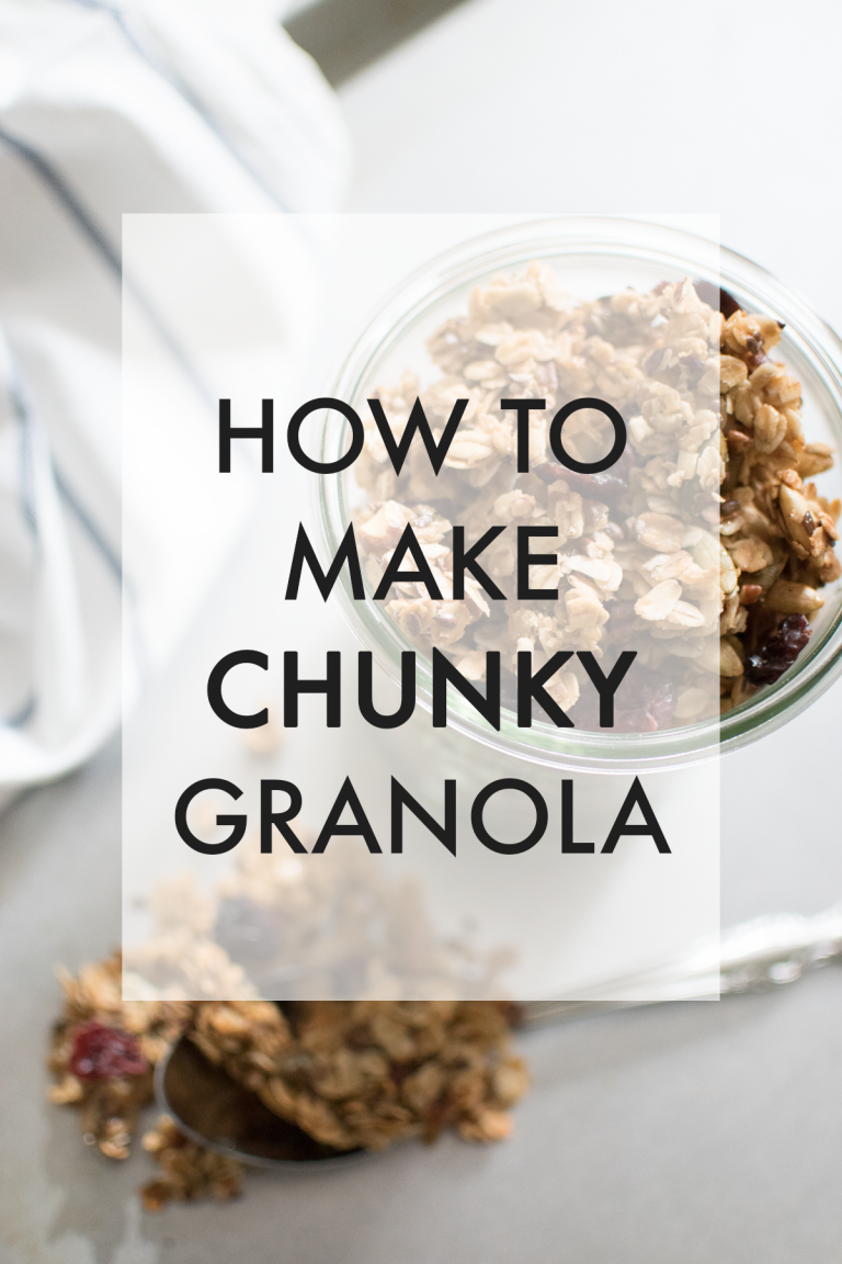 How To Make Chunky Granola Easy Customizable Recipe Maurine Dashney